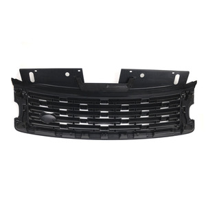 Rejilla Delantera para Land Rover Range Rover, Diseño Panal de Abeja, Plástico ABS Electrochapado, para Modelos 2018-2022, Pieza de Mejora A-ZW020-BK - Product Image 2