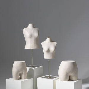 Mannequin de torse en tissu pour l'affichage de sous-vêtements, mannequin de robe en mousse pour le haut du corps, poupée mannequin de hanche - Product Image 2