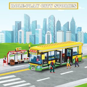 Juguete de Autobús EPT de 386 Piezas con Plataforma de Estación, Puertas y Asientos Realistas, Juego de Bloques de Construcción de Autobús Urbano para Niños - Product Image 4