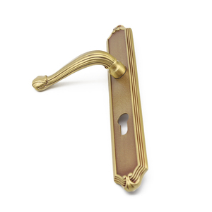 Chất lượng cao RTS Brass khóa cửa xử lý dài xử lý cho bên ngoài lối vào khách sạn phía trước phần cứng cửa - Product Image 2