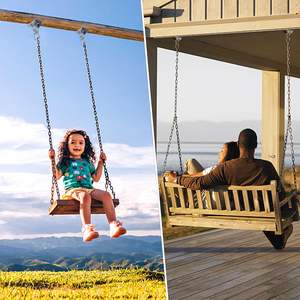 Les cintres résistants d'oscillation d'acier inoxydable place des ensembles de matériel de terrain de jeu - Product Image 4