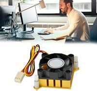 Dissipateur thermique en aluminium DC5V 12V 40mm DC5V 12VFan pour PC Northbridge Chipset Cooling and Small Electronics