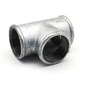 1 1/2-Gallon Galvanized <b>Iron</b> Pipe Tee Premium Quality <b>Iron</b> Pipes <b>Product</b> - Product Image 1