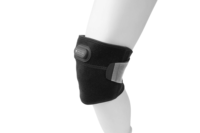 Attelle de massage sans fil pour genou, avec chaleur et vibrations, lumière LED rouge, enveloppement de soulagement articulaire rechargeable 2000 mAh