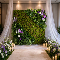 Panneaux muraux artificiels Bagang, nouveau design personnalisé, style jungle, plantes verticales, mur végétal, herbe verte pour la maison