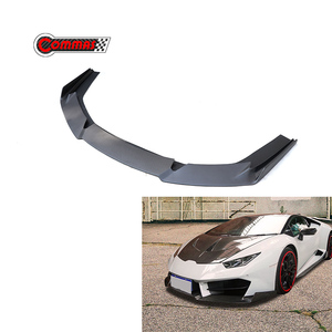 Dry Carbon Fiber Vors Style Front Bumper Lip for Lamborghini Huracan LP580 Front Bumper Spoiler Lip Replacement Parts - Product Image 1