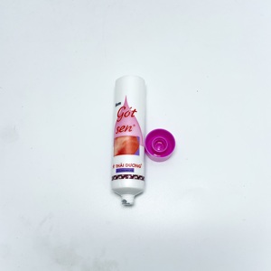 Emballage cosmétique vietnamien de haute qualité, tube en PE pour crème pour les mains et le corps avec bouchon à rabat, finition brillante et impression offset - Product Image 6