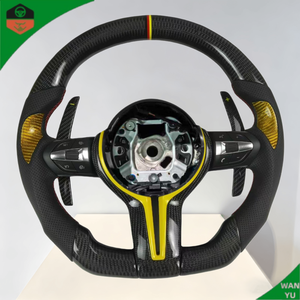 Volante Personalizado para <span class=keywords><strong>BMW</strong></span> Serie 1 F20 118i 120i 125i 135i M135i <span class=keywords><strong>118d</strong></span> 120d 125d 2011 a 2019, Volante de Fibra de Carbono - Product Image 3