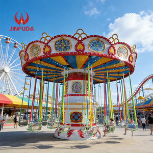 Silla Voladora Azul de <span class=keywords><strong>Cuento</strong></span> de Hadas para 24 Personas, Atracción de Parque de Diversiones al Aire Libre, Columpio Giratorio en Venta - Product Image 3