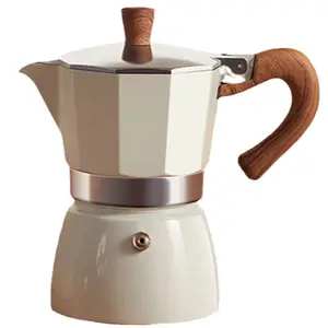 300ml özelleştirilmiş klasik alüminyum Pot Pot Espresso Stovetop kahve makinesi İtalyan Moka cezvesi