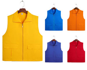 Multi-tasca ad asciugatura rapida uomo lavoro Cargo fotografo oversize maglia nera Utility gilet da uomo da pesca all'aperto antivento - Product Image 4