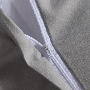 Set di Biancheria da Letto di Lusso in Microfibra con Volant, 3 Pezzi, <span class=keywords><strong>Copripiumino</strong></span> <span class=keywords><strong>Grigio</strong></span>, Misure Queen e King, Vendita all'Ingrosso - Product Image 5