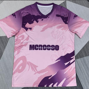 Maillots Marocains YIKE de Haute Qualité 26-27 Nouvelle Édition Fan 100% Polyester Grandes Tailles Nom d'Équipe Personnalisé Vente Directe Usine - Product Image 3