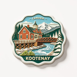 ODM OEM Vente en gros Aimant de réfrigérateur souvenir de voyage en résine 3D avec logo personnalisé, Aimant de réfrigérateur, Cadeau de voyage - Product Image 1