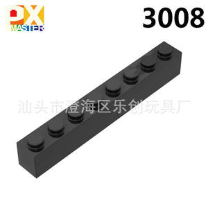 ของเล่นก่อสร้าง ABS ขนาดเล็ก 1x8 ใช้ร่วมกับชุดตัวต่อบล็อกได้ แพ็ค 3008 ชิ้น บรรจุในถุง  อะไหล่ตัวต่อแบบแยกชิ้น - Product Image 1