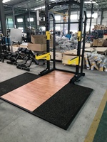 Combo comercial Peso Deportes Smith Gym Powerlifting Banco Prensa Fitness Half Squat Rack Power Equipment Deadlift Platform