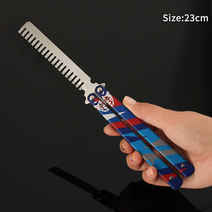 Nhà Máy Giá valorant không sợ hãi hợp đồng đêm sương Lược tay 23cm dao Lược Mô Hình HợP Kim đồ chơi - Product Image 3