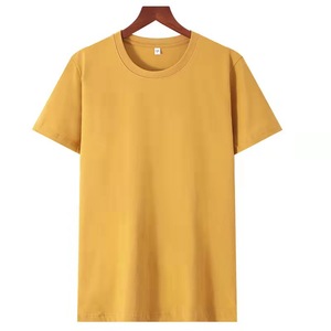 Verano 180g algodón manga corta hombres Top con cuello delgado media manga publicidad camisa 100% algodón Mujer versión disponible - Product Image 5