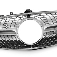 Grille pour Mercedes Benz 2015-2018 CLS W218 Grille de pare-chocs avant en maille diamantée