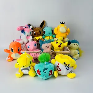 10cm pocket monster doll Plush Toy Character Doll Pocket Monster Toy Pendant For Kids Gifts Plush Doll Large Size Decoration Toy