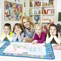 Grand tapis de dessin Aqua magique personnalisé OEM tapis de griffonnage d'eau jouets éducatifs précoces pour les enfants