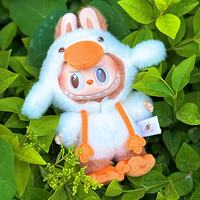 Authentique POP MART the MONSTERS Labubu Forest Fairy Tale Series Figurine en vinyle et peluche Canard exquis, Porte-clés en peluche
