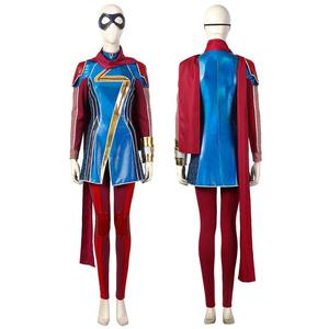Ms <span class=keywords><strong>Mar</strong></span> Costume Kamala Khan Cosplay abiti per ragazze supereroe tuta con maschera per gli occhi per Halloween vestire - Product Image 5