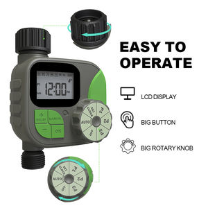 Pengukur waktu air baterai taman, pengukur waktu air elektronik Digital otomatis - Product Image 4