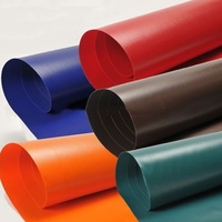 Bâche en maille de polyester enduite de chlorure de vinyle avec retardateur de flamme B1