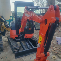 Miniexcavadora Kubota U27 de Segunda Mano en Buen Estado, Marca Japonesa, 2t, Miniexcavadora Kubota U-27 Usada