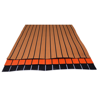 Plancher de bateau en teck rainuré, mousse EVA imitation teck, surfaces confortables, tapis de pont marin en EVA