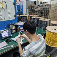 FTTH 24 48 96 120 Núcleos GJPFJV Cable de fibra enrollable multiusos