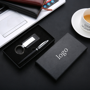 Porte-clés porte-clés cadeau de bureau d'enregistrement personnalisé en gros avec stylo cadeaux Souvenirs personnalisés cadeau d'affaires pour hommes - Product Image 1