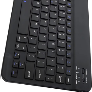 Ultra-mỏng BT Bàn phím xách tay mini Bàn phím không dây có thể sạc lại cho Apple iPad iPhone Samsung Tablet điện thoại <span class=keywords><strong>Android</strong></span> 10 "chúng tôi - Product Image 2