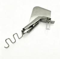 Pièces de machine à coudre surjeteuse industrielle DAYU455 avec plieur de passepoil tubulaire en acier, accessoires de couture pour la production de vêtements