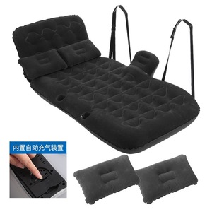 Matelas gonflable rapide pour voiture 175 cm en PVC floqué, double usage, avec appui-tête pour voiture et maison - Product Image 3