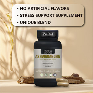 KSM-66 <span class=keywords><strong>Ashwagandha</strong></span> <span class=keywords><strong>Powder</strong></span> 60ชิ้นต่อขวดแคปซูล <span class=keywords><strong>Ashwagandha</strong></span> - Product Image 2