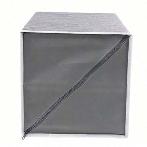Boîte de rangement en tissu de lin polyester 300D grande capacité, cube, armoire, pliable, 3 couches, organisateur de tiroir pour sous-vêtements - Product Image 5