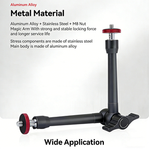 Brazo Mágico Profesional Multidireccional Ajustable Estilo <span class=keywords><strong>Noga</strong></span> de Aluminio y Acero Inoxidable con Capacidad de Carga de 5 kg para Fotografía, Cámara y Monitor - Product Image 2