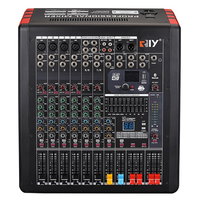 TAR80i/TAR120i Audio Mixer Professional 8 Channel Audio Mixer Mixer Audio Sound