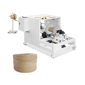 Twisted Paper Rope Griff herstellungs maschine Single Double Line Paper Rope String Making Machine für Papier griff maschine