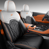 Pour Jetour X70 PLUS : Kits d'intérieur, housses de siège auto personnalisées 7 places, ensemble complet en cuir artificiel, housses de sièges avant et arrière, coussins
