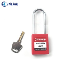 Vente en gros de cadenas de sécurité durable de 76mm en acier cadenas de sécurité avec clé principale