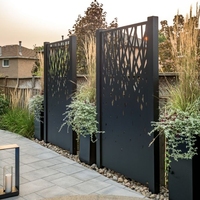Clôture de jardin en métal, écrans décoratifs en aluminium découpés au laser, personnalisables, pour l'intimité, installation facile, sécurité extérieure