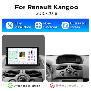 Junsun <b>Wireless</b> Carplay Car Radio for Renault Kangoo 2008-2018 Car GPS Navigation Multimedia Player For Renault Kangoo 2008-2018 - Product Image 2
