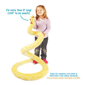 סופר ארוך גוף בורמזי זהב נחש קטיף חיים שנת cuddle בובה עם לשון אדום בולט החוצה מתנות מפחידות פיתון צעצועים פיתון - Product Image 4