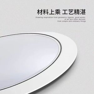 โคมไฟเพดาน LED สไตล์มินิมอลทันสมัยทรงกลมบางเฉียบสำหรับห้องนอนห้องโถงระเบียงห้อง - Product Image 3