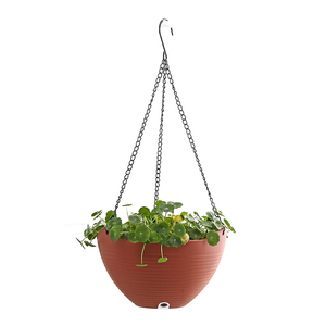 Decorative pp durable plastic hanging plastic planters flower hanging basket wall pot plant pots wholesale indoor garden