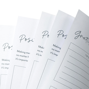 Agenda Personalizzata per Gratitudine, Obiettivi, Affermazioni, Riflessioni, Cura di Sé, Manifestazione, Planner Ispirazionale, Quaderno A5 - Product Image 3
