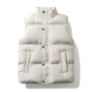 <span class=keywords><strong>Chaleco</strong></span> <span class=keywords><strong>acolchado</strong></span> cálido de invierno informal para hombre, <span class=keywords><strong>chaleco</strong></span> con cremallera completa, <span class=keywords><strong>chaleco</strong></span> tejido de poliéster <span class=keywords><strong>acolchado</strong></span> a prueba de viento, <span class=keywords><strong>trabajo</strong></span> con relleno de algodón - Product Image 2
